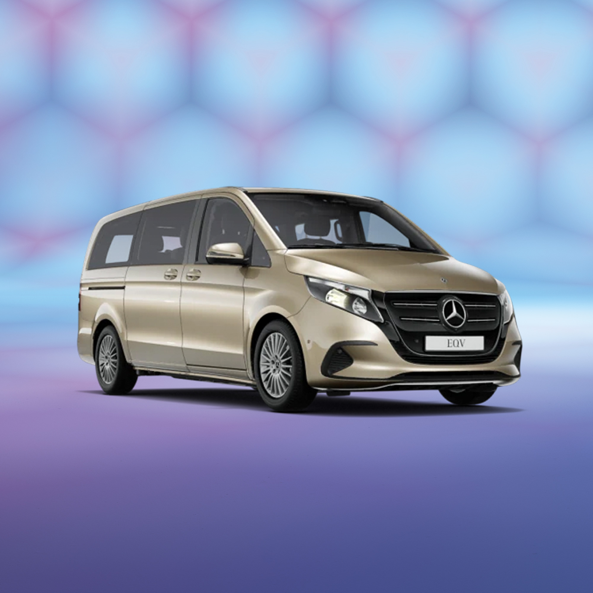 EQV 300 | PrivatLeasing | Mercedes-Benz Finans EQV 300 set skråt forfra