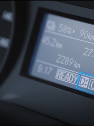 Temperaturmåleren i Mercedes-Benz eVito Kassevogn