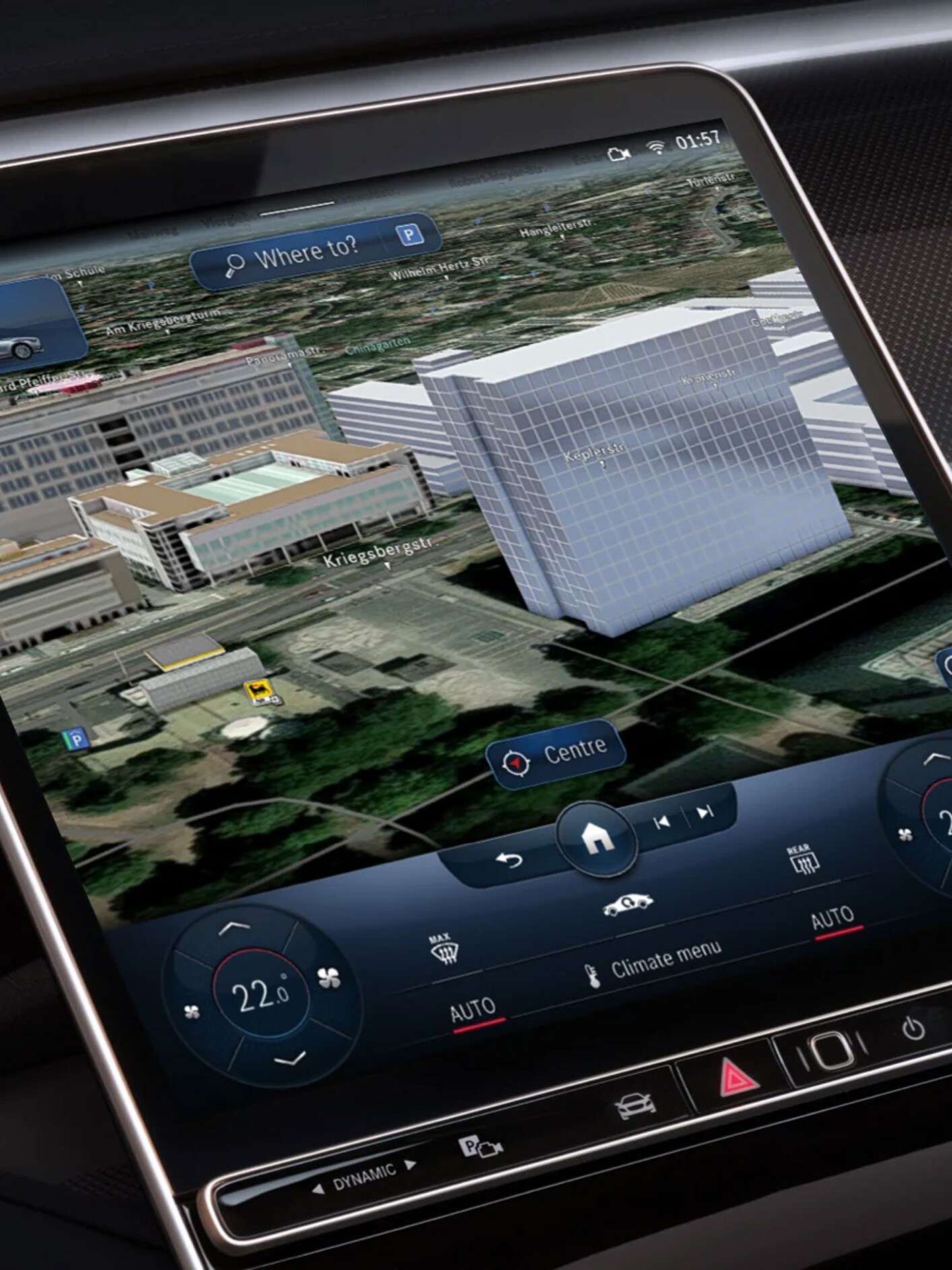 Navigation med satellitbilleder.