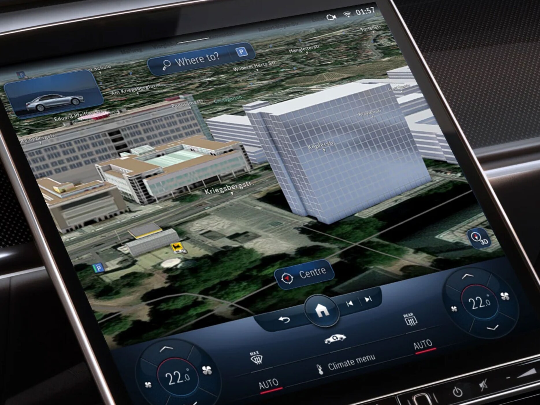 Navigation med satellitbilleder.