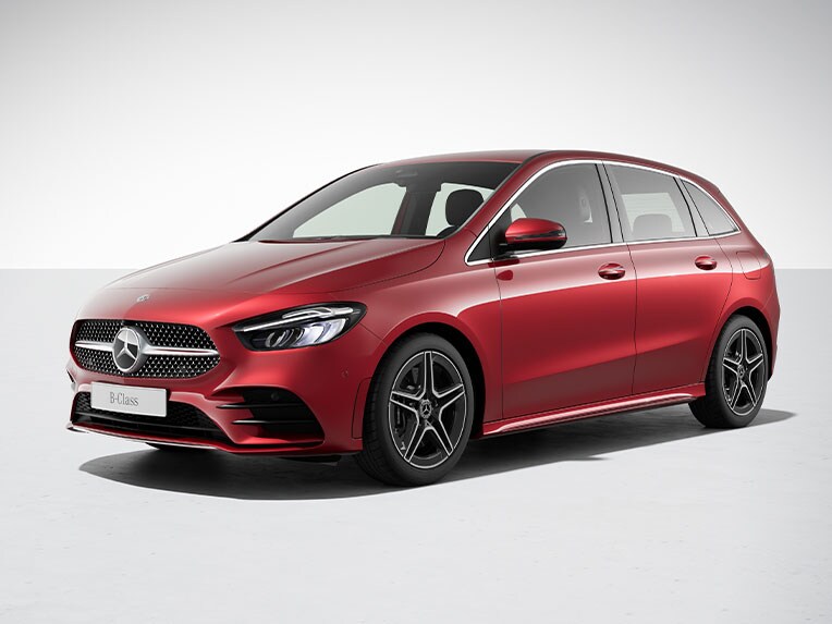 B-Klassen fra Mercedes-Benz med udstyrslinjen AMG.