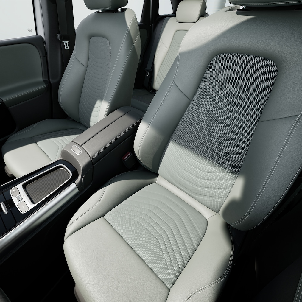 Ressourcebesparende materialer i Mercedes-Benz B-Klasse.