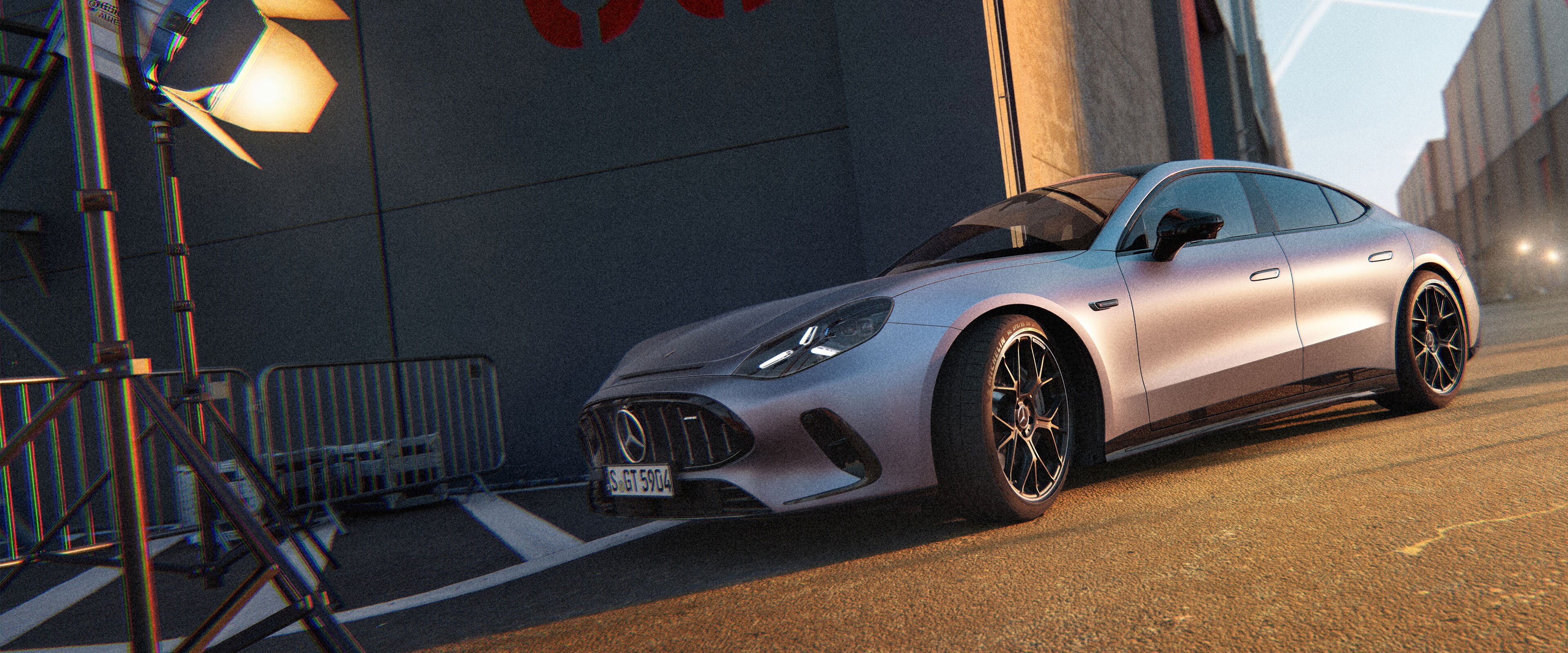 Mercedes-AMG GT 53 4-dørs coupé.