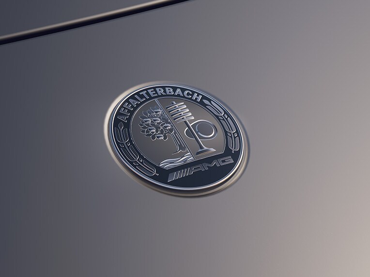 Mercedes-AMG emblem.
