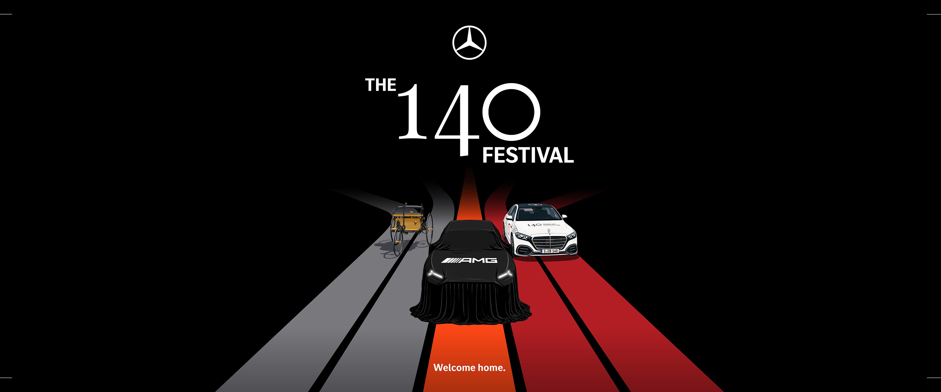 THE 140 FESTIVAL og verdenspremieren på den helt nye Mercedes-AMG GT SUV.