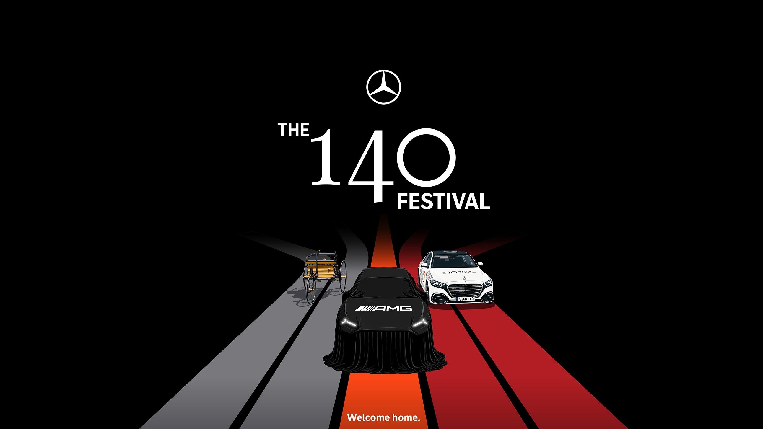 THE 140 FESTIVAL og verdenspremieren på den helt nye Mercedes-AMG GT SUV.