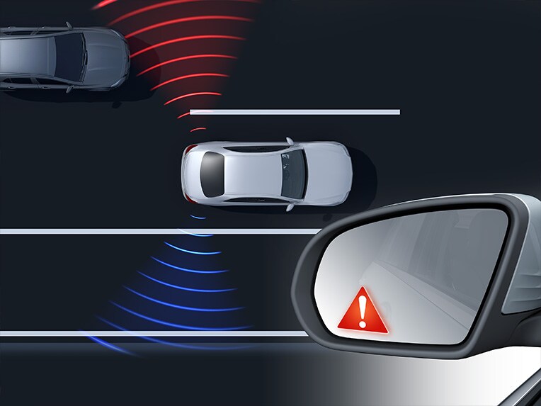 Sådan fungerer Blind Spot-assistenten i C-Klasse cabriolet fra Mercedes-Benz.