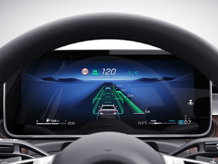 Afstandsassistent DISTRONIC i Mercedes-Benz C-Klasse stationcar.