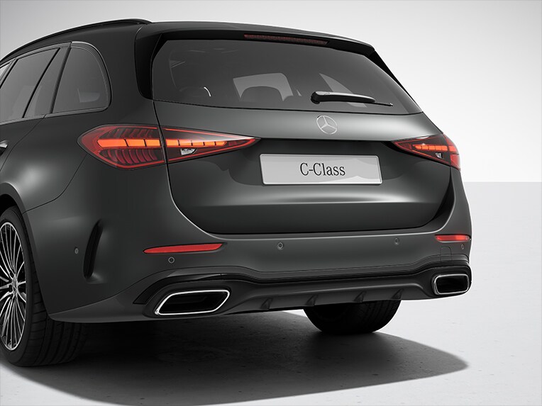 Mercedes-Benz C-Klasse stationcar med AGILITY CONTROL undervogn.