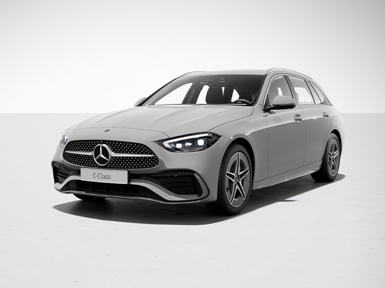 Mercedes-Benz C-Klasse stationcar med sportsundervogn.