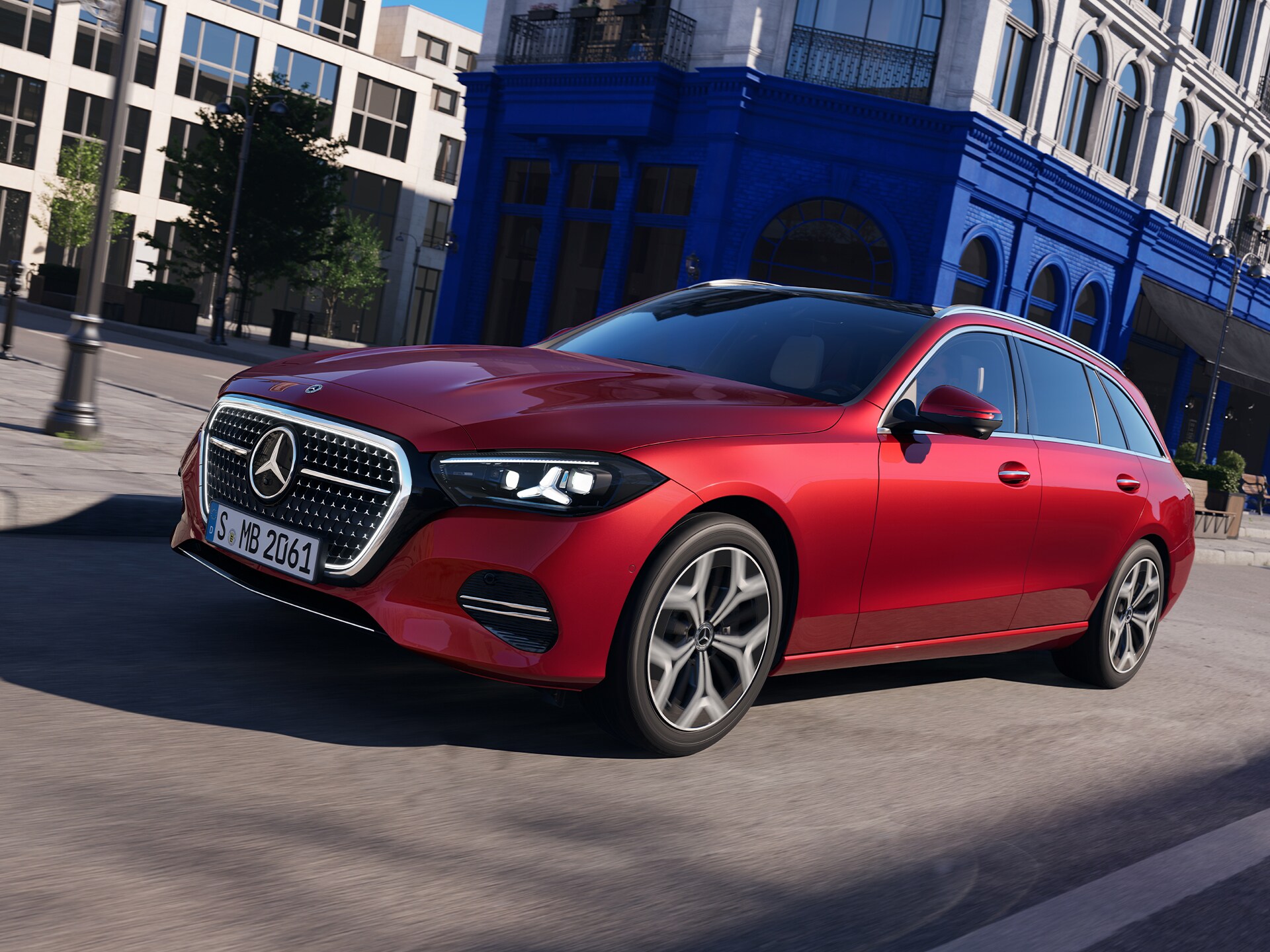 Fordelene ved den nye motor i den nye Mercedes-Benz C-Klasse stationcar.