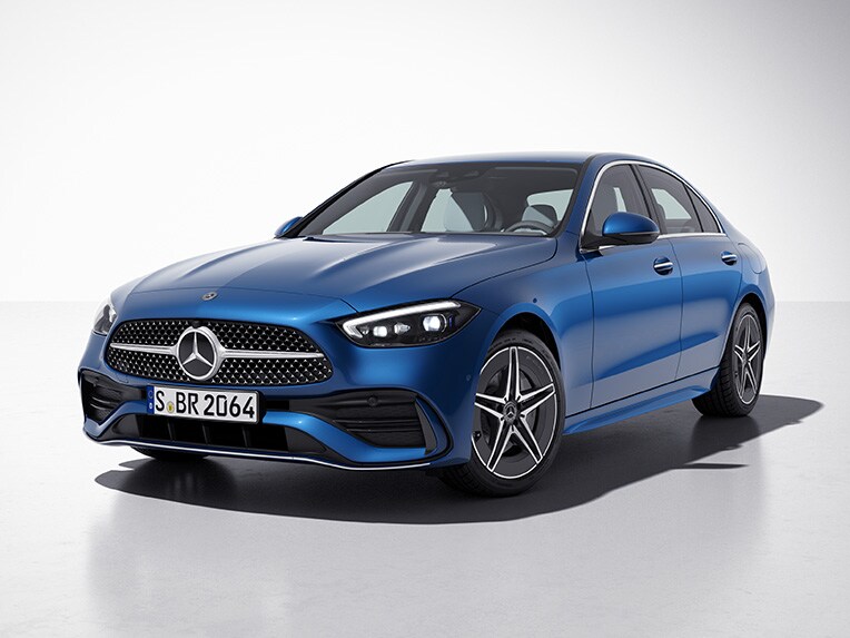 Mercedes-Benz C-Klasse sedan med AMG Line.