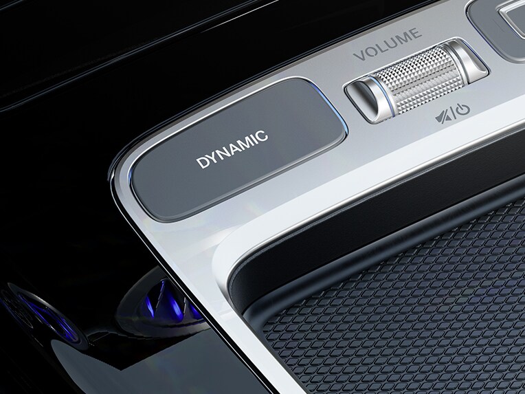 DYNAMIC SELECT-funktionen i Mercedes-Benz CLA coupé.