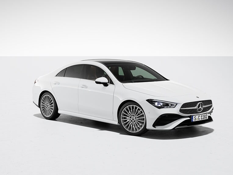 Mercedes-Benz CLA coupé med udstyrslinjen Progressive.