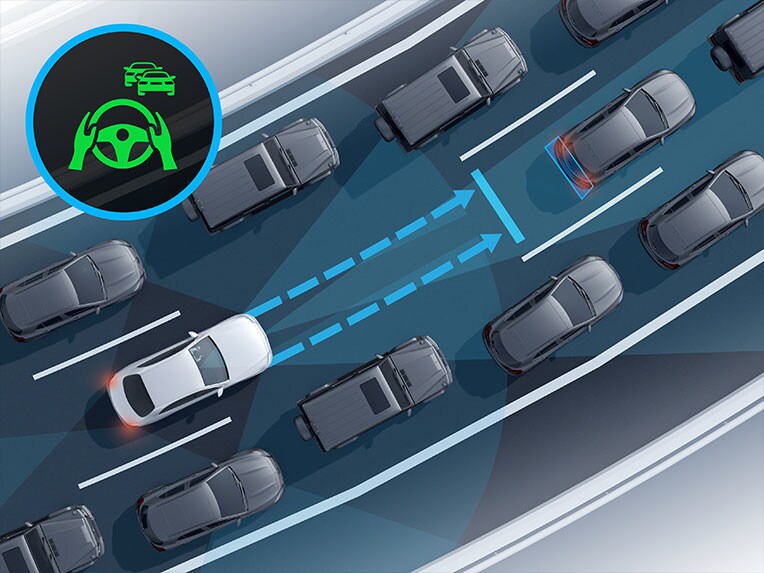 The MB. DRIVE ASSIST til den helt nye CLA fra Mercedes-Benz.