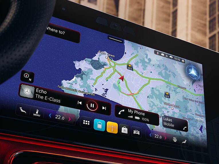 MBUX Virtual Assistant i den helt nye CLA fra Mercedes-Benz.