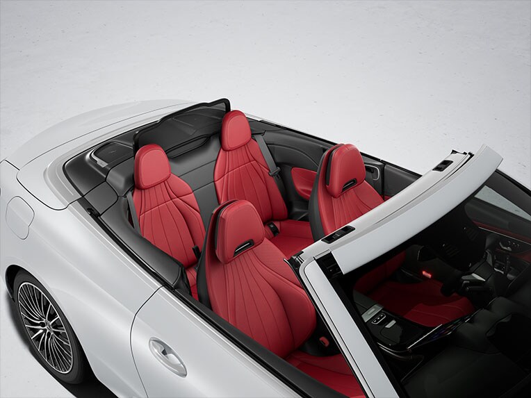 Cabriolet-komfortpakken i CLE cabriolet fra Mercedes-Benz.