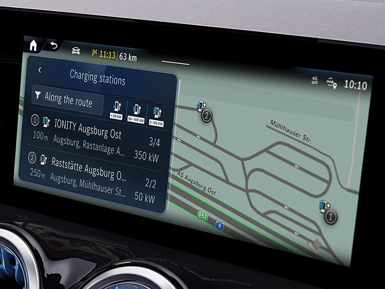 Plug & Charge i  EQA fra Mercedes-Benz til opladning af EQA.