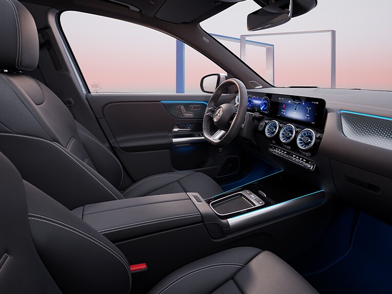 Komfortsæder med memory-funktion i EQA fra Mercedes-Benz.