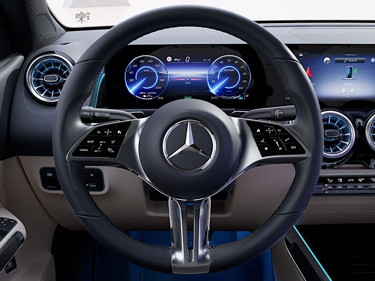 Rattet i EQB fra Mercedes-Benz.