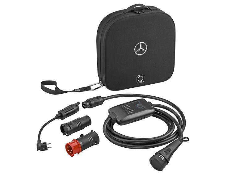Det fleksible opladningssystem Pro til EQE fra Mercedes-Benz.