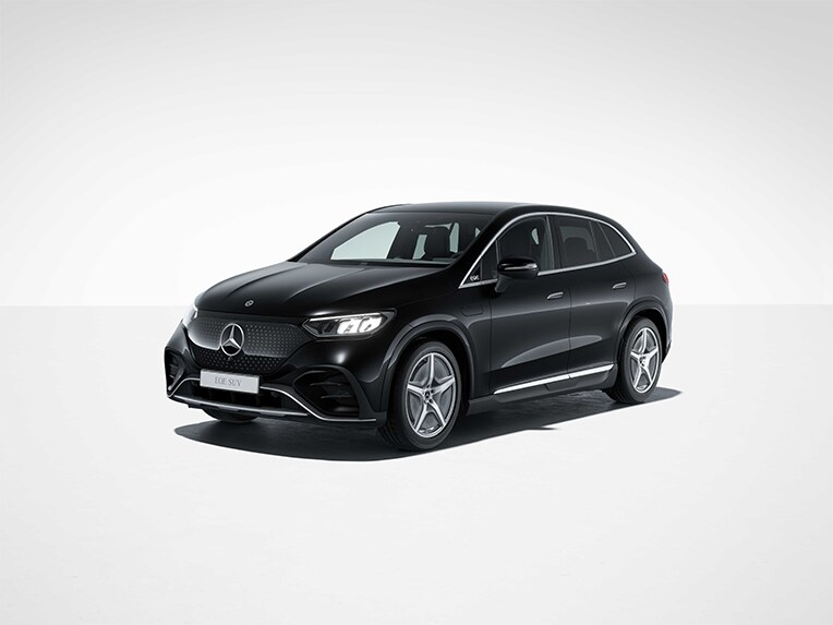 Eksteriøret på EQE SUV fra Mercedes-Benz med AMG Line.