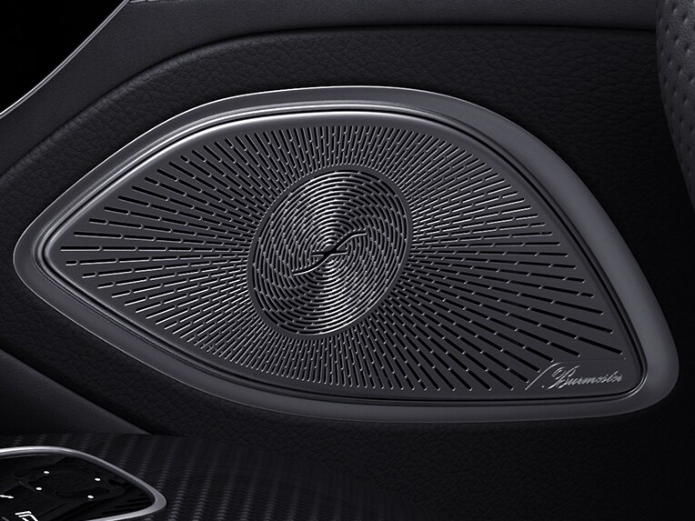 Et nærbillede af kabinen i EQS sedan fra Mercedes-Benz.