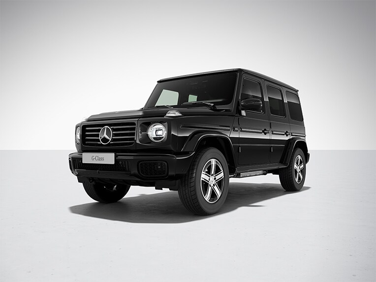 Mercedes-Benz G-Klasse med standardudstyr eksteriør.