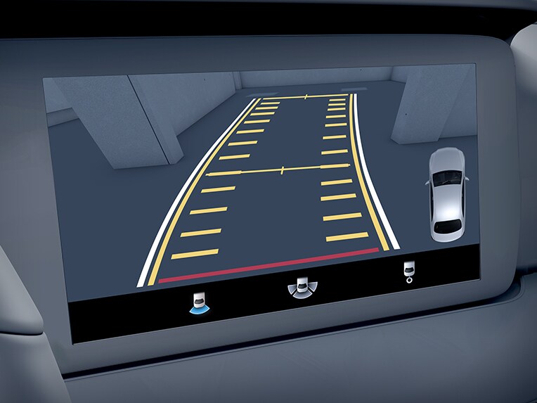 Parkeringspakken med bakkamera i Mercedes-Benz GLA.