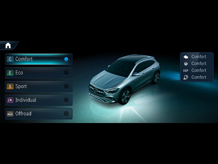 DYNAMIC SELECT i Mercedes-Benz GLA