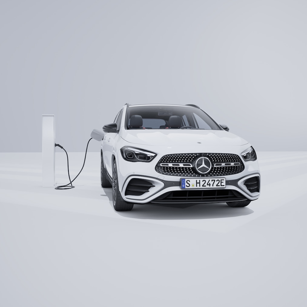 Mercedes-Benz GLA plug-in hybrid set forfra.
