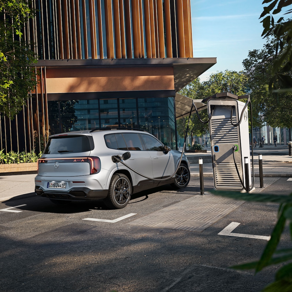 Den helt ny elektriske GLB med hurtigopladning.