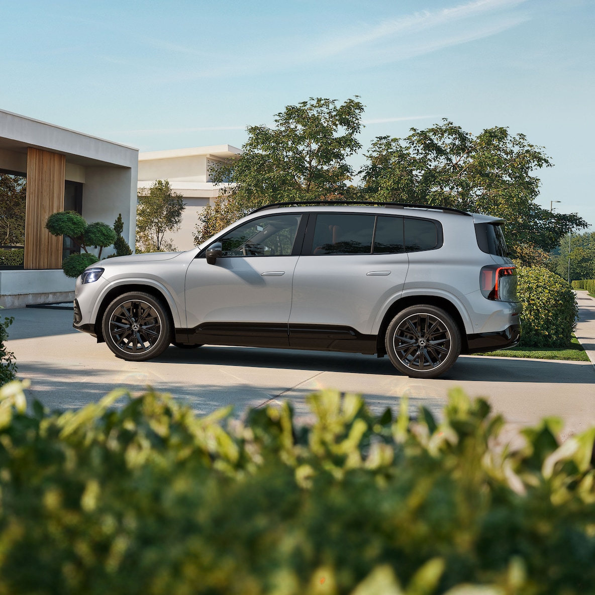 Eksteriøret på den helt ny elektriske GLB.