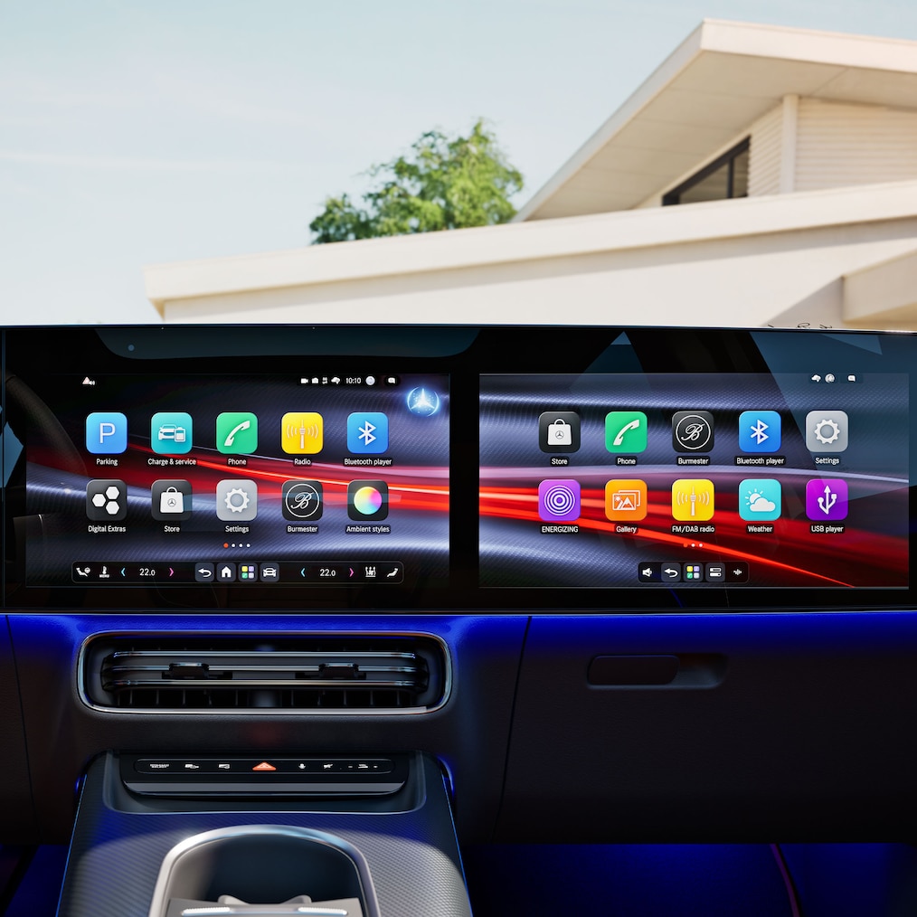 MB.OS i den helt ny elektriske GLB.