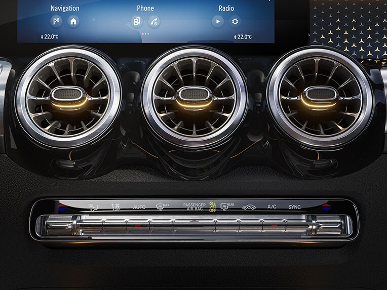 THERMOTRONIC klimaautomatikken i Mercedes-Benz GLB.