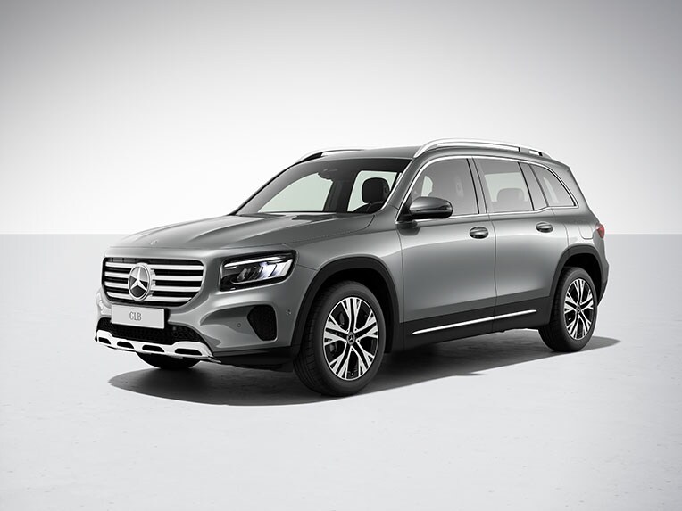 Udstyrslinjen Progressive i GLB fra Mercedes-Benz set udefra.
