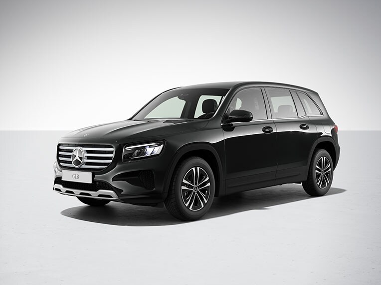 GLB fra Mercedes-Benz, der viser sit standardudstyr set udefra.