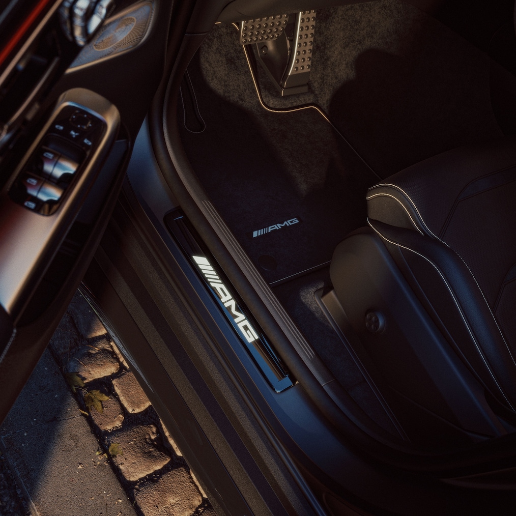 Golden Accents-pakken til den ny Mercedes-AMG GLC coupé.