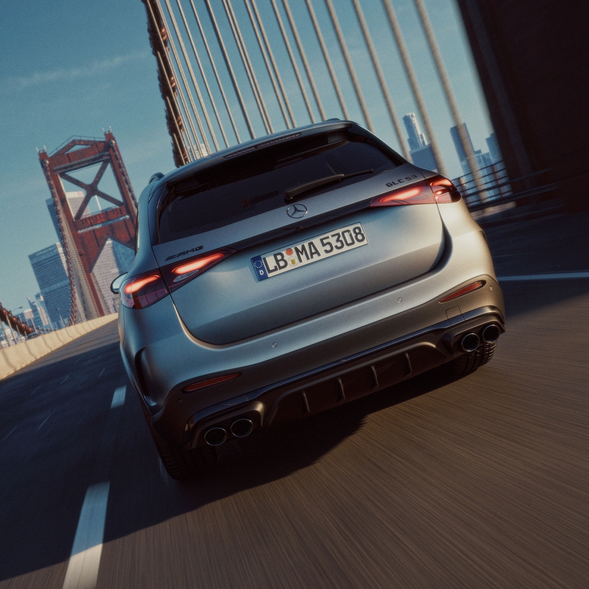 Motorvariant i den ny Mercedes-AMG GLC SUV.