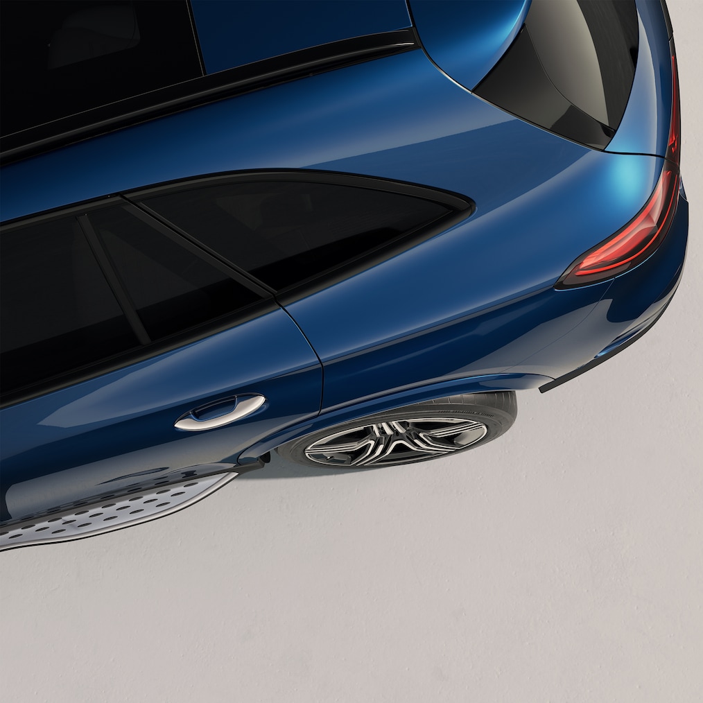 Undervognen på Mercedes-Benz GLC.