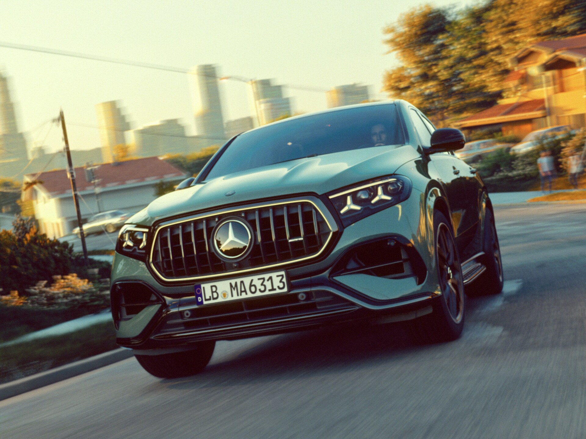 Nyt frontdesign på Mercedes-AMG GLE 63 S coupé.