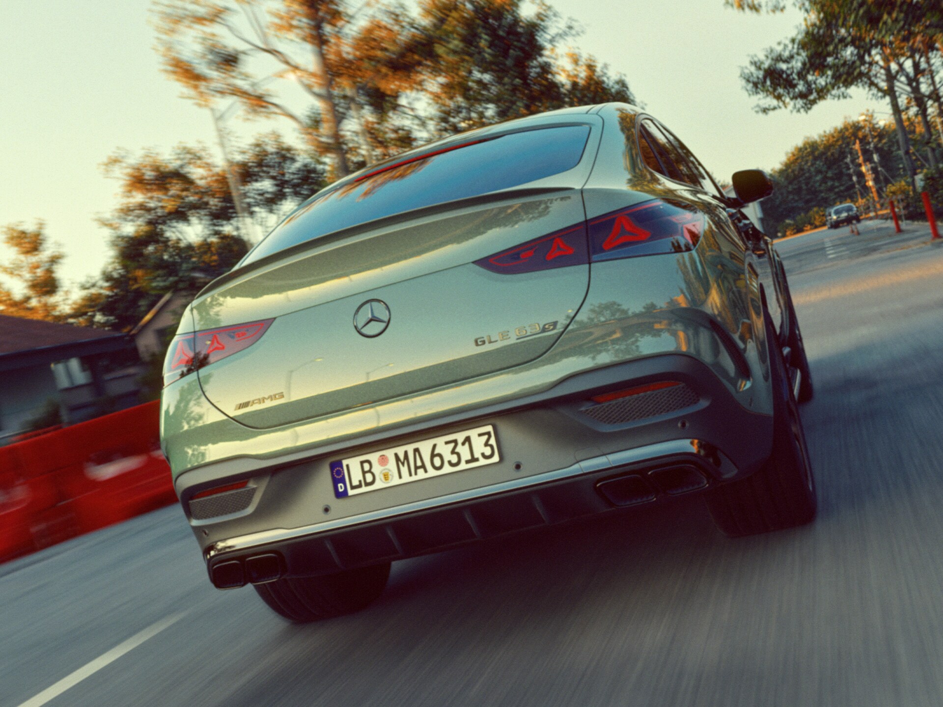 Nyt bagendedesign på Mercedes-AMG GLE 63 S coupé.