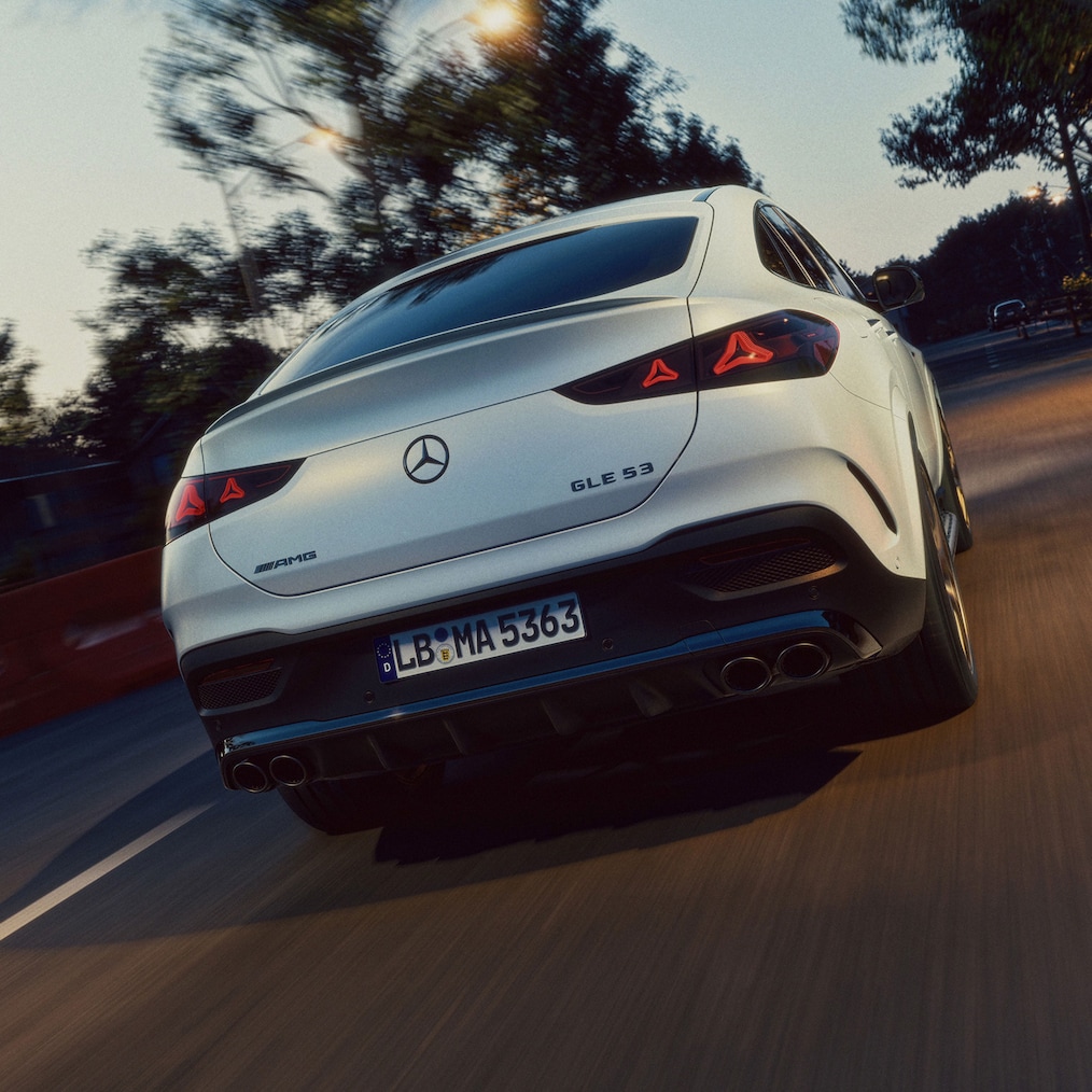 AMG 22" smedefælge i krydsegerdesign i Mercedes-AMG GLE Coupé.
