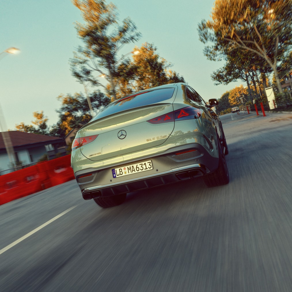Nyt bagendedesign på Mercedes-AMG GLE 63 S coupé.