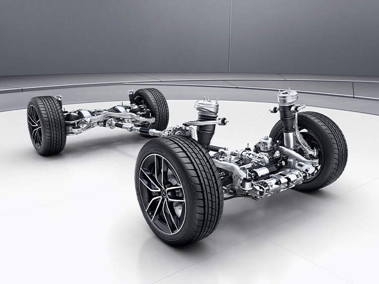 AIRMATIC-pakken i Mercedes-Benz GLE coupé.