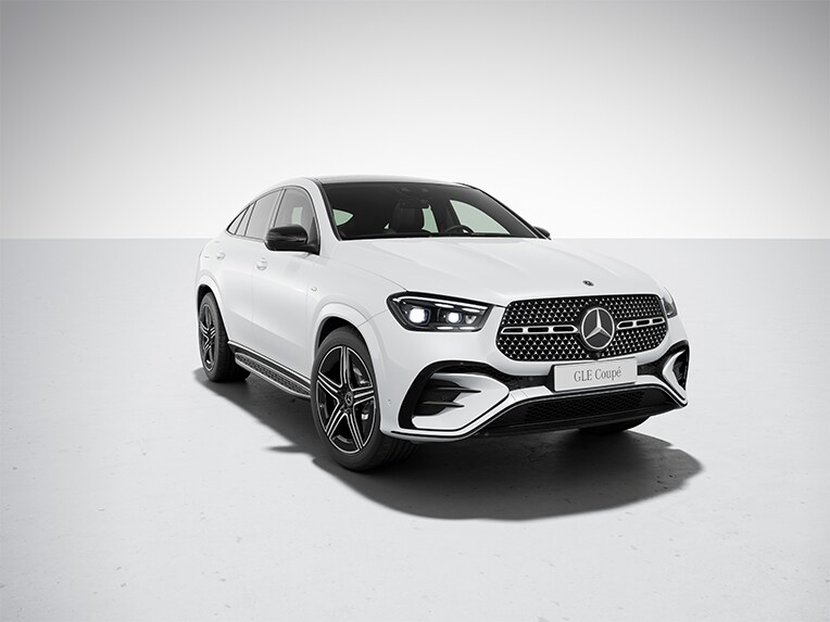 Eksteriøret på Mercedes-Benz GLE coupé med Nightpakke.