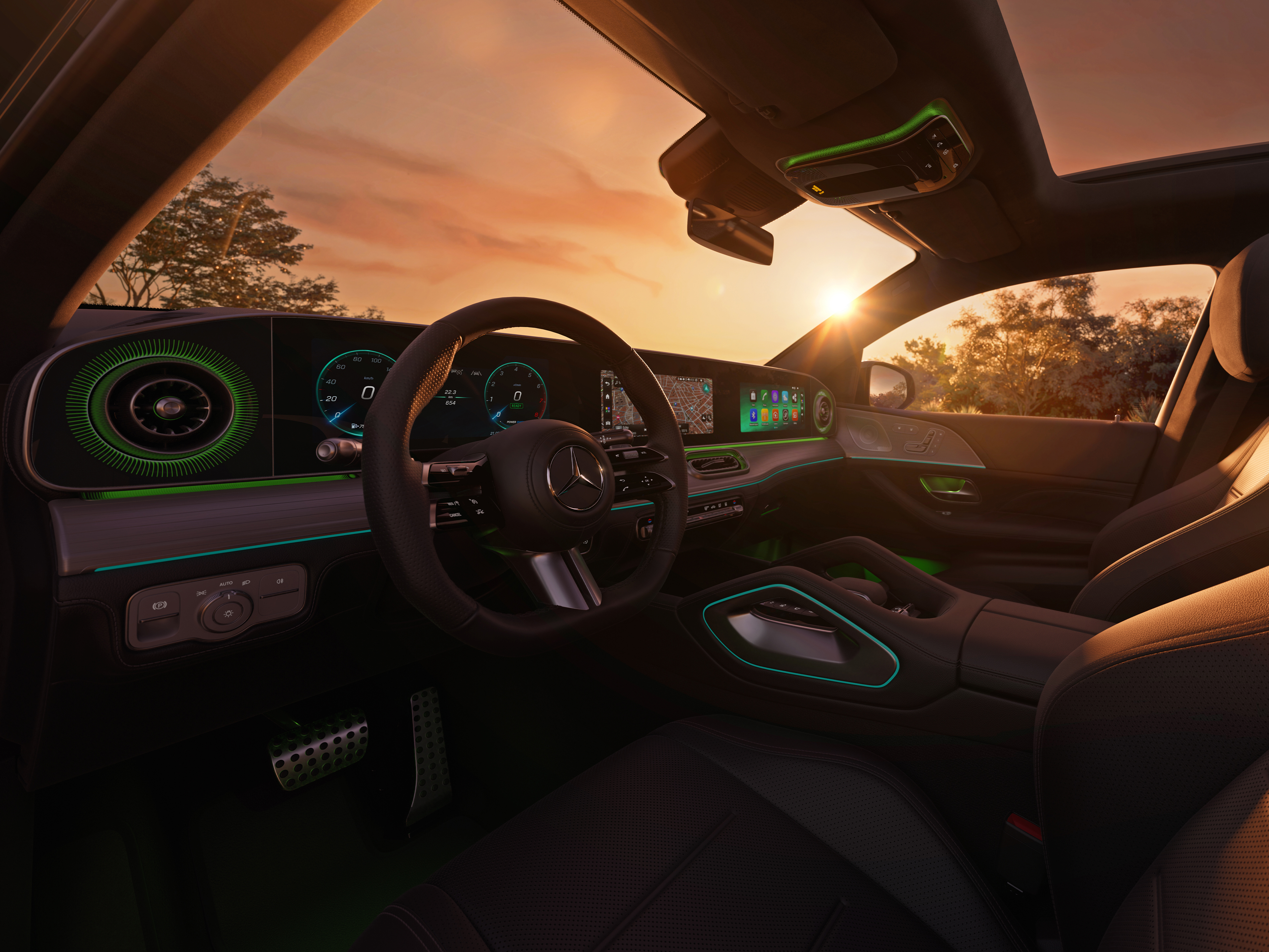 Interiør | GLE coupé | Mercedes-Benz Interiøret på den ny GLE coupé.