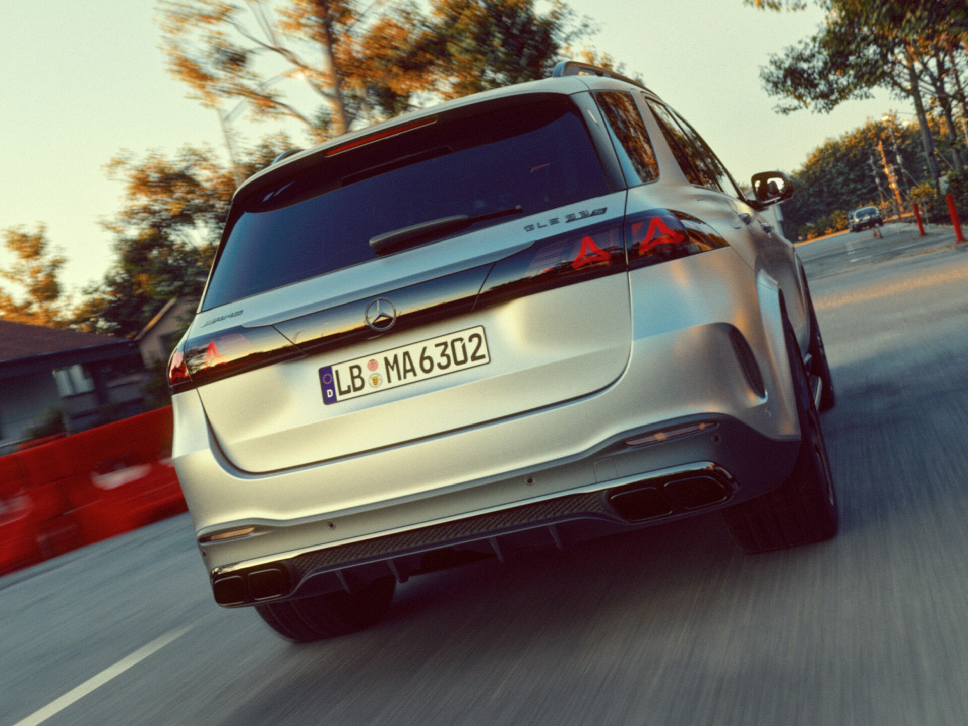Nyt bagendedesign på Mercedes-AMG GLE 63 S SUV.