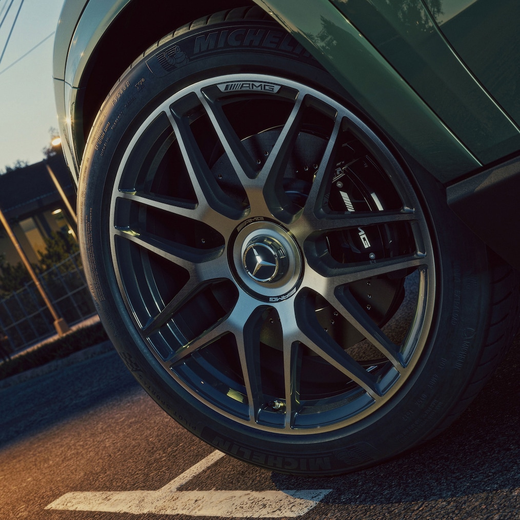 Performancefælgene på GLE 53 4MATIC+ fra Mercedes-AMG.
