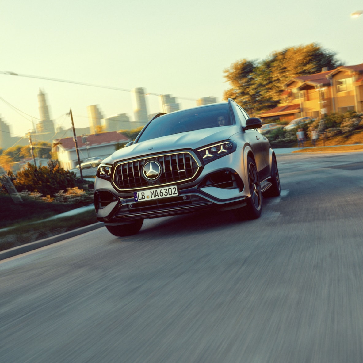 Den nye front på Mercedes-AMG GLE 63.